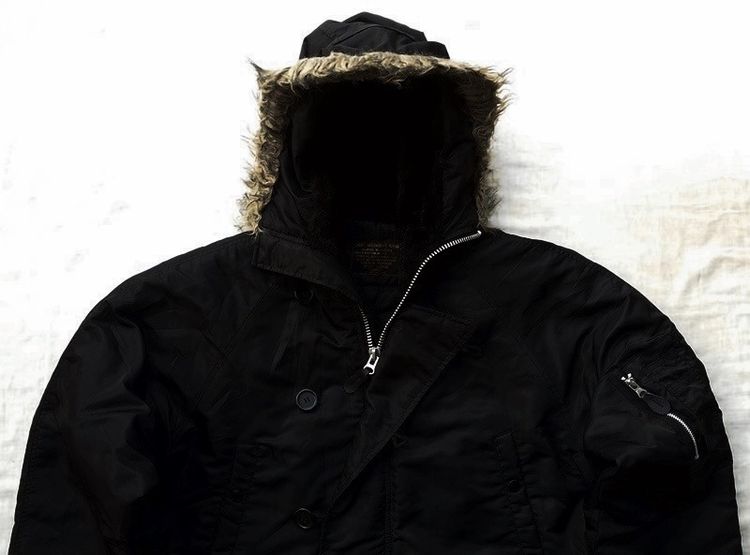 แจ็คเก็ตทหาร PARKA สีดำ รูปที่ 5