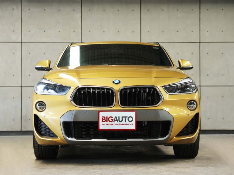 BMW X2 2021 2.0 sDrive20i M Sport X Utility-car เบนซิน ไม่ติดแก๊ส เกียร์อัตโนมัติ เหลือง รูปที่ 4