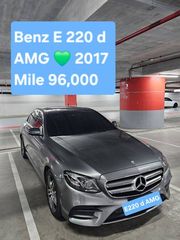 ขาย Benz E220d AMG dynamic 2017 W213 สีเทา รถมือเดียว ไมล์ 96,xxx km.