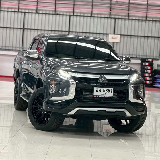 Mitsubishi Triton 2019 2.4 GT Premium 4WD Pickup ดีเซล ไม่ติดแก๊ส เกียร์อัตโนมัติ เทา