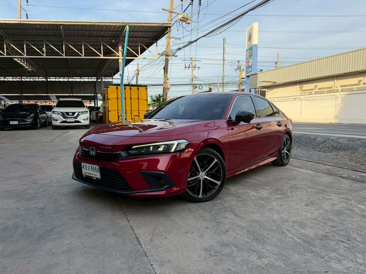 Honda Civic 2023 2.0 eHEV RS Sedan ไฮบริด ไม่ติดแก๊ส เกียร์อัตโนมัติ แดง รูปที่ 2