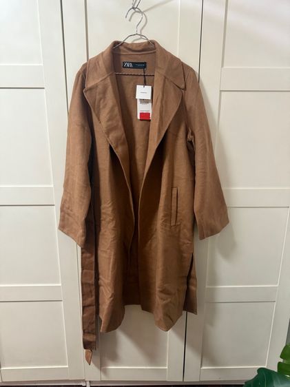 ZARA Camel Coat (new(ป้ายยังอยู่ขายต่อเพียง 1,700 บาทจากราคาเต็ม 4,490