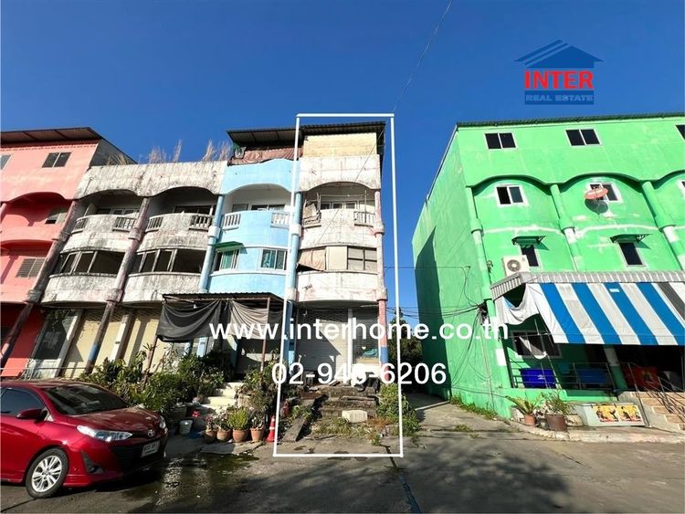 อาคารพาณิชย์ 3 ชั้น 16 ตร.ว. อาคารพาณิชย์ ซอยสุวินทวงศ์39 ถนนสุวินทวงศ์ เขตหนองจอก กรุงเทพมหานคร