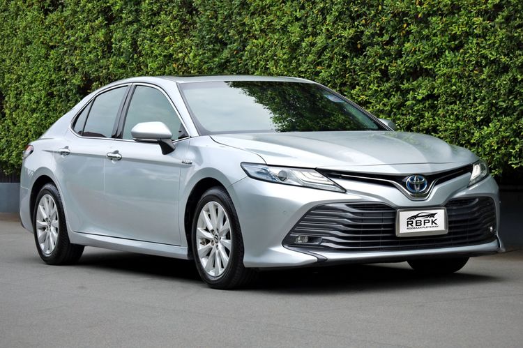 Toyota Camry 2018 2.5 Hybrid Sedan ไฮบริด ไม่ติดแก๊ส เกียร์อัตโนมัติ เทา รูปที่ 4