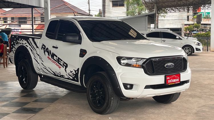 Ford Ranger 2021 2.2 Hi-Rider XL Plus Sport Pickup ดีเซล ไม่ติดแก๊ส เกียร์ธรรมดา ขาว รูปที่ 3