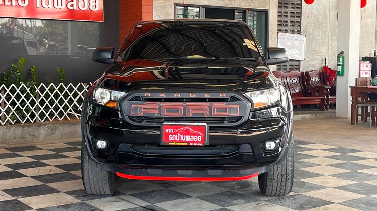 Ford Ranger 2018 2.2 Hi-Rider XL Plus Pickup ดีเซล ไม่ติดแก๊ส เกียร์ธรรมดา ดำ รูปที่ 2