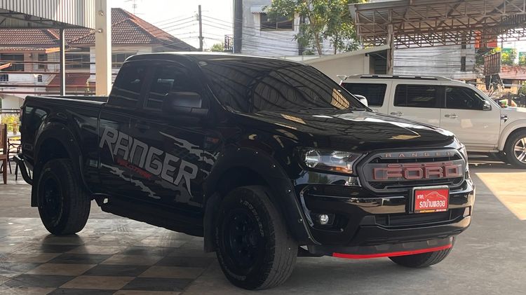 Ford Ranger 2018 2.2 Hi-Rider XL Plus Pickup ดีเซล ไม่ติดแก๊ส เกียร์ธรรมดา ดำ รูปที่ 3
