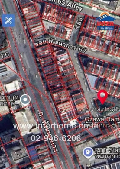 ที่ดินเปล่า 64 ตร.ว. ที่ดิน ซอยพัฒนาการ67 แยก2 ถนนพัฒนาการ ถนนอ่อนนุช เขตประเวศ กรุงเทพมหานคร รูปที่ 2