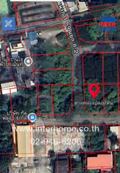 ที่ดินเปล่า 194 ตร.ว. ที่ดิน ซอยพัฒนาการ69 แยก8 ถนนพัฒนาการ ถนนสุขุมวิท77 เขตประเวศ กรุงเทพมหานคร รูปที่ 2