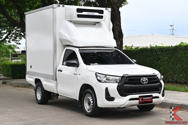 Toyota Hilux Revo 2022 2.4 Entry Pickup ดีเซล ไม่ติดแก๊ส เกียร์ธรรมดา ขาว