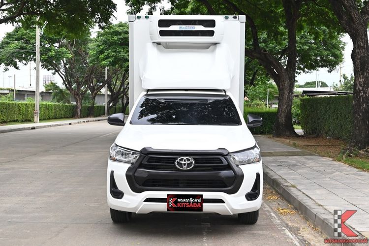 Toyota Hilux Revo 2022 2.4 Entry Pickup ดีเซล ไม่ติดแก๊ส เกียร์ธรรมดา ขาว รูปที่ 2