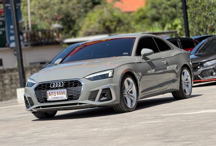 Audi Audi A5 2022 Coupe 40 TFSI S line Sedan เบนซิน ไม่ติดแก๊ส เกียร์อัตโนมัติ เทา รูปที่ 3
