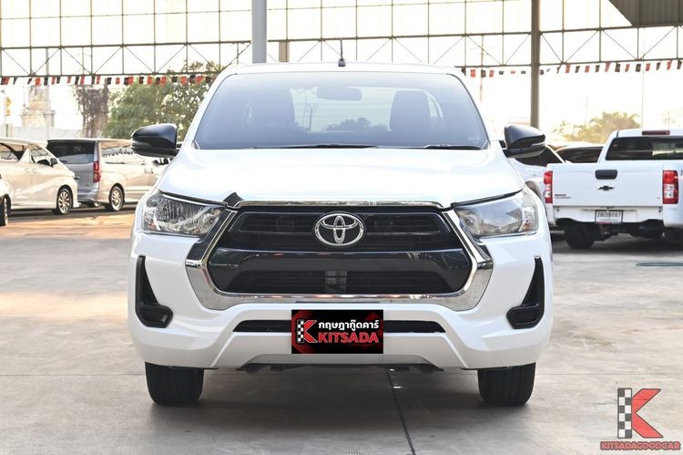 Toyota Hilux Revo 2021 2.4 Entry Pickup ดีเซล ไม่ติดแก๊ส เกียร์อัตโนมัติ ขาว รูปที่ 2