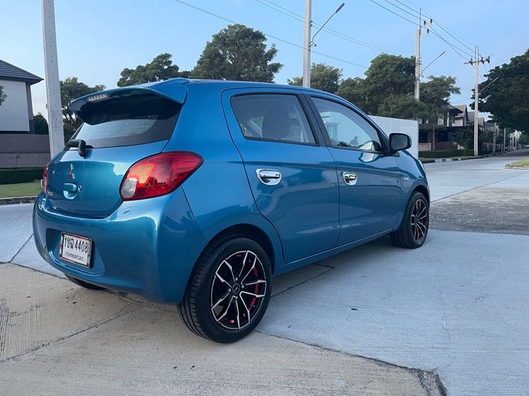 Mitsubishi Mirage 2014 1.2 GLS Sedan เบนซิน ไม่ติดแก๊ส เกียร์อัตโนมัติ ฟ้า รูปที่ 4