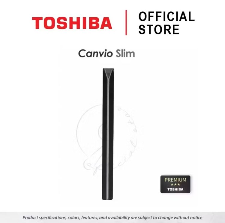 Toshiba External HDD (2TB) USB 3.2  SuperSpeed,(Canvio Slim)  Security Auto-backup 2.5" สีดำ ฮาร์ดดิสพกพา (HDTD320AK3EA) รูปที่ 15