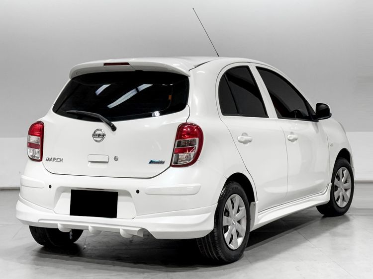 Nissan March 2013 1.2 E Sedan เบนซิน เกียร์อัตโนมัติ ขาว รูปที่ 4
