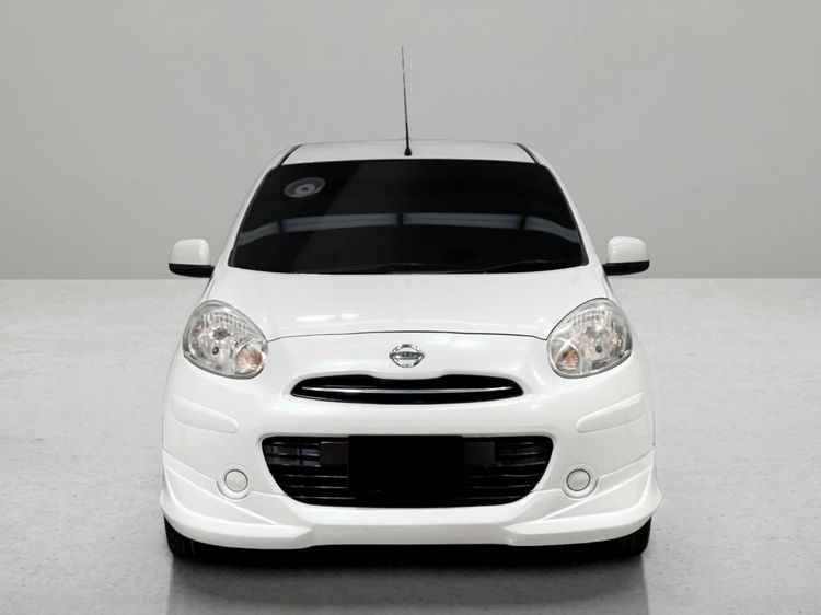 Nissan March 2013 1.2 E Sedan เบนซิน เกียร์อัตโนมัติ ขาว รูปที่ 2