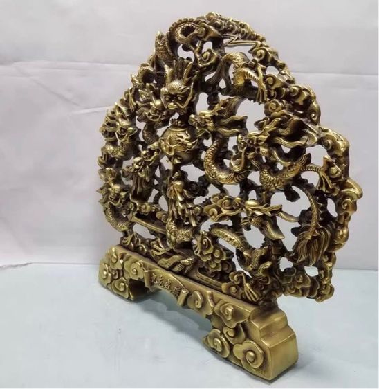 🪭เครื่องประดับรูปกำแพงมังกรเก้าตัว 🪭