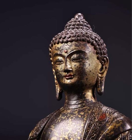 ❗️เปิดบูชา พระพุทธรูปศากยมุนี ปิดทองโบราณ  รูปที่ 3