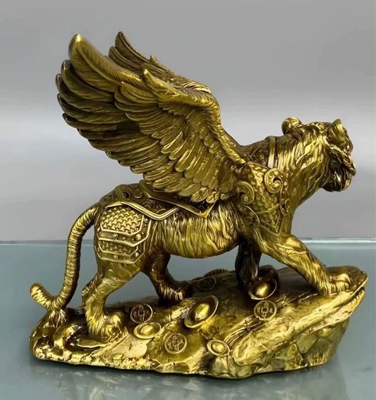 ✨รูปปั้นทองเหลืองของสัตว์เทพในตำนานจีน  รูปที่ 2
