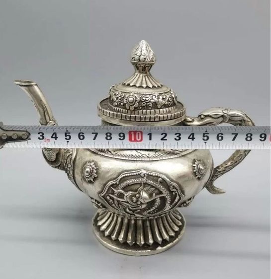 ✨กาน้ำชา กาต้มน้ำ กาต้มน้ำไวน์ กะไหล่เงิน  รูปที่ 3