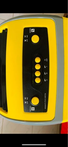 พัดลมไอเย็น (สีเหลือง-เทา)