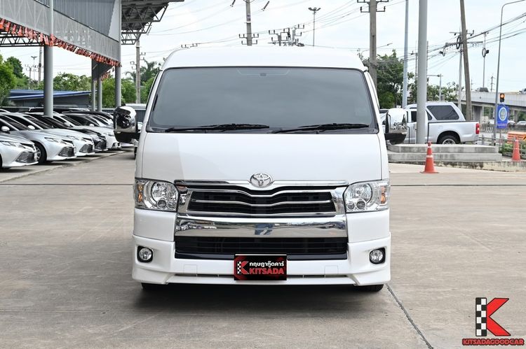 Toyota Ventury 2018 3.0 V Van ดีเซล ไม่ติดแก๊ส เกียร์อัตโนมัติ ขาว รูปที่ 2