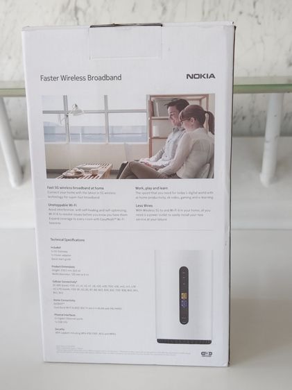 เราเตอร์ 5G ใส่ซิม กระจายได้ 128 อุปกรณ์ Nokia Fastmile เสาแรงเสถียร 11dBi ปลอดภัยระดับ AES รูปที่ 12