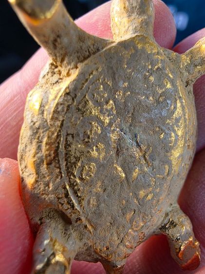 เต่าสีทอง เนื้อโลหะ สวยของเก่าเก็บ รุ่นเก่า หายากเดิมๆ ขายตามสภาพของที่บ้าน พร้อมส่งครับ รูปที่ 7