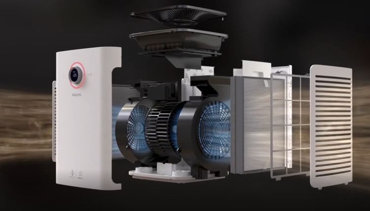 เครื่องฟอกอากาศ Philips พลังทะลุ 208 ตรม. จอ AQI เชื่อมแอป ฟอก PM2.5 ไว 800 เท่า รูปที่ 10