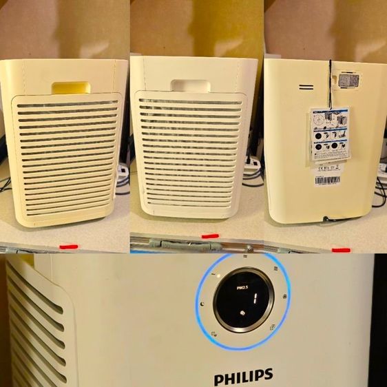 เครื่องฟอกอากาศ Philips พลังทะลุ 208 ตรม. จอ AQI เชื่อมแอป ฟอก PM2.5 ไว 800 เท่า รูปที่ 3