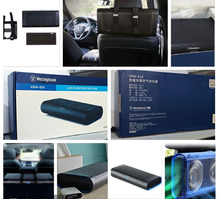 เครื่องฟอกอากาศรถยนต์ 6-25 ตรม. ใบพัดคู่ฟอก PM2.5 ไวสุด รถ-บ้าน-โรงแรม สะอาดหายใจสบาย รูปที่ 17