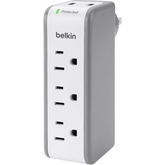 Belkin Wall Surge Protect ปลั๊ก เสถียรปลอดภัยกันไฟกระชาก 918 จูลส์