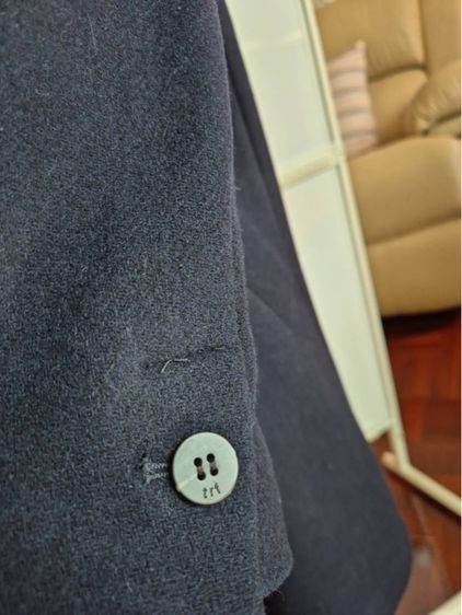 Double Breasted Navy Coat รูปที่ 5