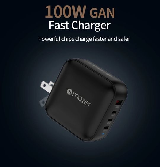  หัวชาร์จ 100W PPS GaN Pres-tige ปลอดภัย คุณภาพสูง แถมสาย แถมหัวเปลี่ยน รูปที่ 15