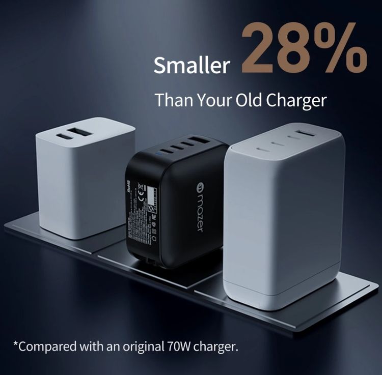  หัวชาร์จ 100W PPS GaN Pres-tige ปลอดภัย คุณภาพสูง แถมสาย แถมหัวเปลี่ยน รูปที่ 13