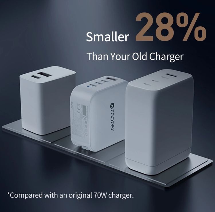  หัวชาร์จ 100W PPS GaN Pres-tige ปลอดภัย คุณภาพสูง แถมสาย แถมหัวเปลี่ยน รูปที่ 9