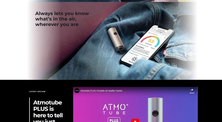 เครื่องวัดสารเคมี VOCs ในอากาศ Atmotube PLUS เล็กพกสะดวก แม่นยำ เชื่อมแอปได้ (วัด PM2.5 ไม่ได้) รูปที่ 4