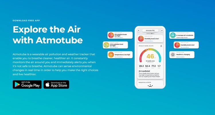 เครื่องวัดสารเคมี VOCs ในอากาศ Atmotube PLUS เล็กพกสะดวก แม่นยำ เชื่อมแอปได้ (วัด PM2.5 ไม่ได้) รูปที่ 6
