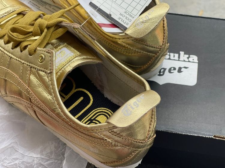 ของแท้ ของใหม่ นอนกล่อง  Asics Onisuka Tiger  Mexico 66 Color สี Gold รูปที่ 12