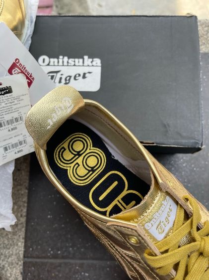 ของแท้ ของใหม่ นอนกล่อง  Asics Onisuka Tiger  Mexico 66 Color สี Gold รูปที่ 5