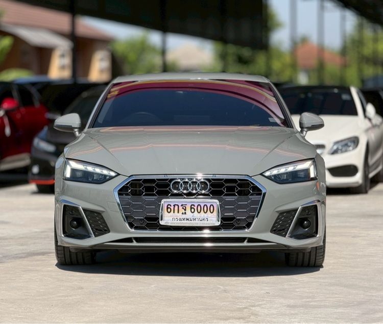 Audi Audi A5  2022 Sportback 40 TFSI S-Line Sedan เบนซิน ไม่ติดแก๊ส เกียร์อัตโนมัติ เทา รูปที่ 2