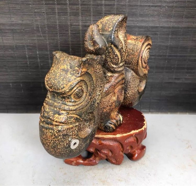 ❗️เครื่องประดับมังกรหมูเทพเจ้า พระอาทิตย์อุกกาบาตวัฒนธรรมหงซาน  สิงประดิษฐหยกโบราณ  รูปที่ 4