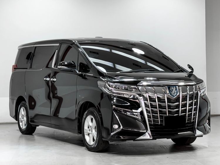 Toyota Alphard 2022 2.5 HV 4WD Utility-car ไฮบริด เกียร์อัตโนมัติ ดำ รูปที่ 3