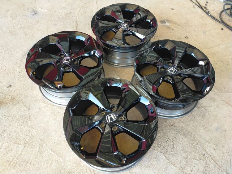 แม็กฮอนด้า ขอบ18สีอบpowder coat ใส่ accord HRV CRV อื่นๆ 5 รู 114 รูปที่ 9