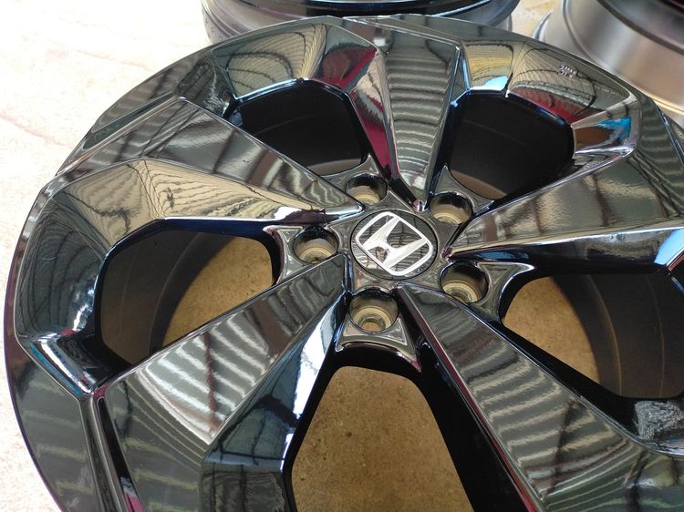 แม็กฮอนด้า ขอบ18สีอบpowder coat ใส่ accord HRV CRV อื่นๆ 5 รู 114 รูปที่ 5