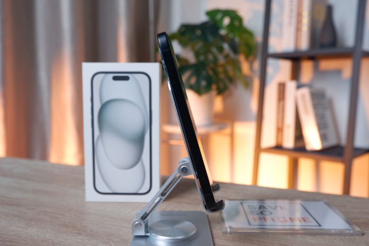 iPhone 15 128GB สี Black เครื่องสวย ราคาเพียง 16,900.- มีประกันร้าน 60วัน รูปที่ 4