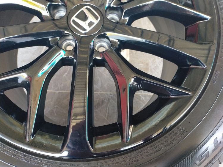 แม็กฮอนด้า ขอบ18 สีอบpowder coat พร้อมยางดันลอป 235 60 18 ปี25 ยางสวยทุกเส้นใส่ CRV g3 g4 g5 g6 รูปที่ 7