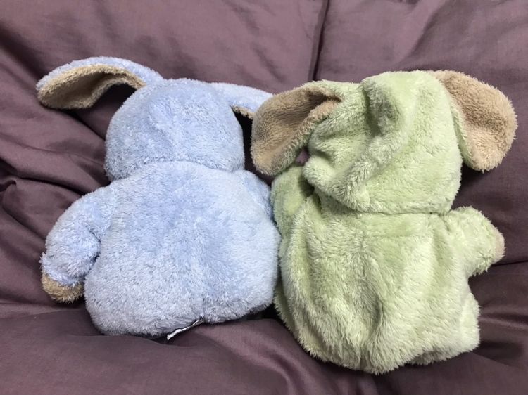 ตุ๊กตาหมี “TY” ใส่ชุดฮู๊ดกระต่าย มาเป็นคู่ น่ารักมาก rare item เลยทีเดียว รูปที่ 4