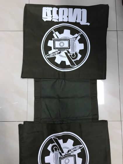 กระเป๋าพาดมอเตอร์ไซด์ไทยรัฐ ของสะสม ยังไม่ได้ใช้ ผ้าหนา วินเทจมาก  รูปที่ 3